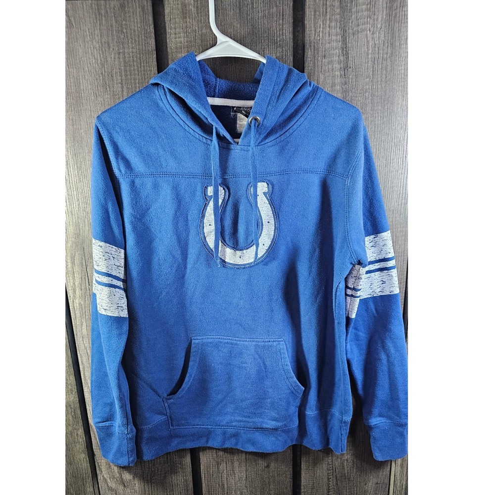 Indianapolis Colts NFL Team Apparel Royal Blue Hoodie Sweatshirt Womens